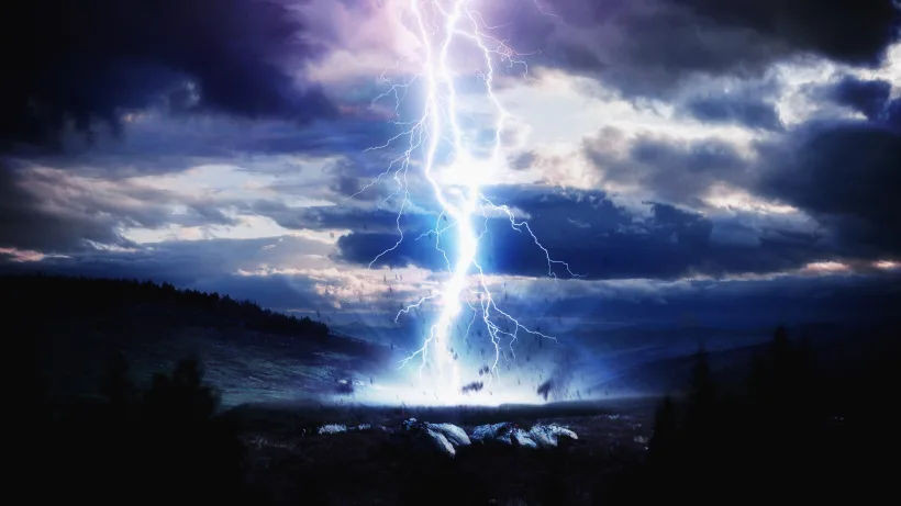 Radio down due to thunderstorm